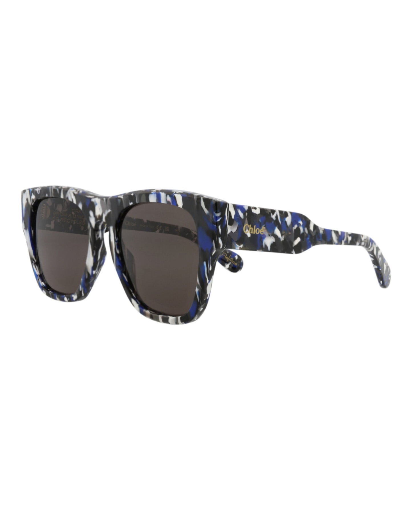 Chloé Square-Frame Recycled Acetate Sunglasses