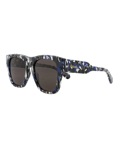 Chloé Square-Frame Recycled Acetate Sunglasses