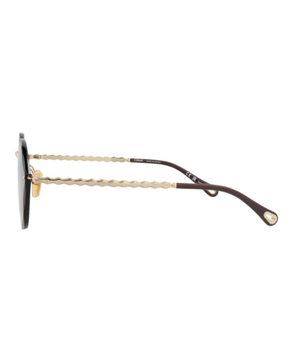 Chloé Cat Eye-Frame Metal Sunglasses