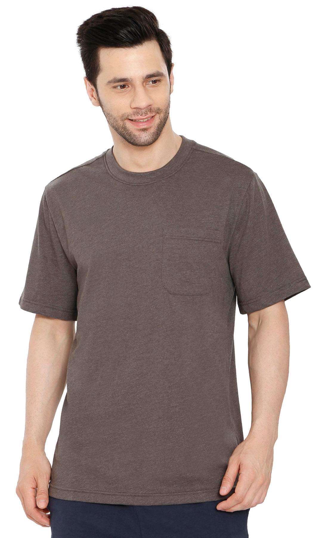 Men's Regular-Fit Short-Sleeve Crew Neck T-Shirt With Chest Pocket