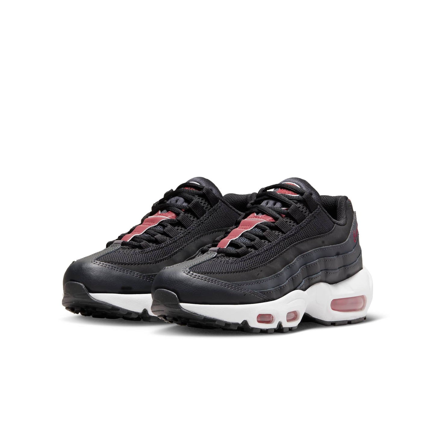 Nike Grade School Air Max 95 Recraft Gs 'Anthracite Team Red' Sneakers