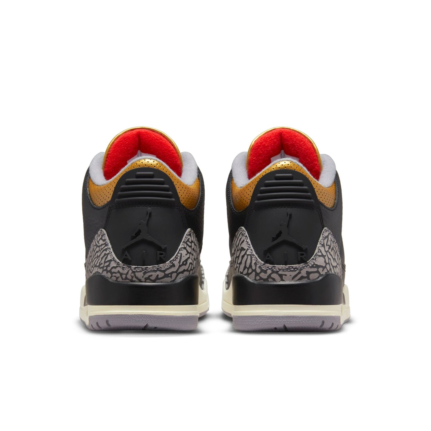 Black/Fire-Red-Metallic Gold-