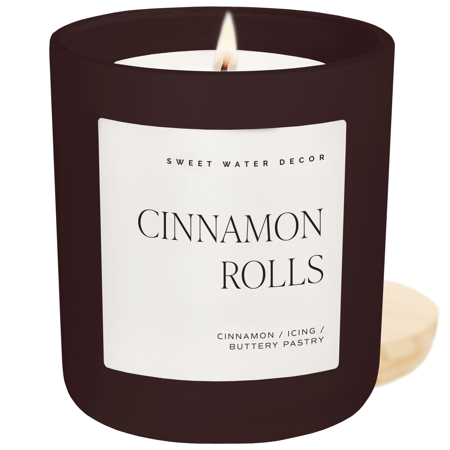 Cinnamon Rolls Soy Candle - Brown Matte Jar - 15 oz