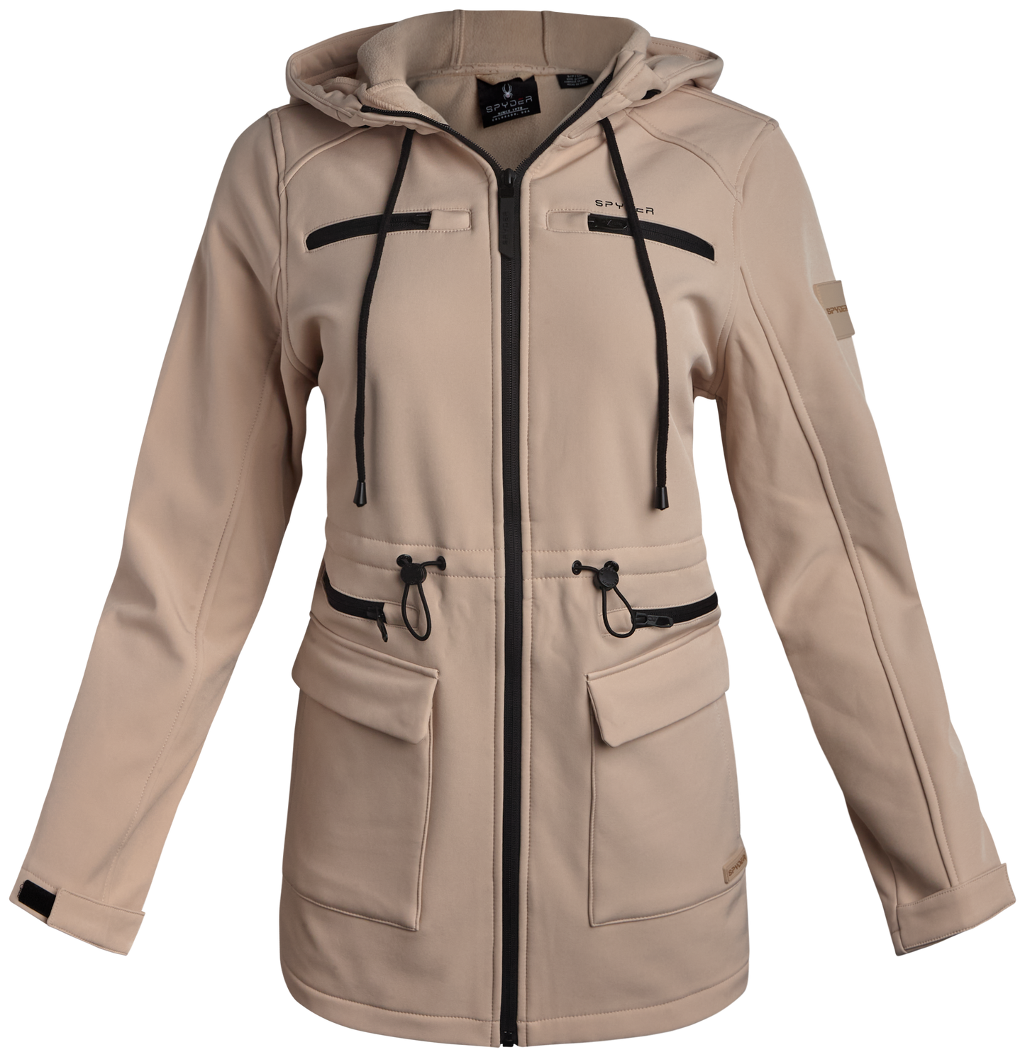 Spyder Womens Long Softshell Jacket - Clay
