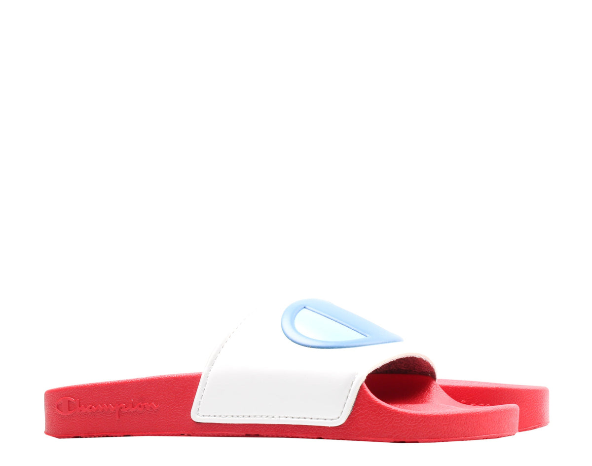 Champion Life IPO Color Block Women's Slides — White/Multi