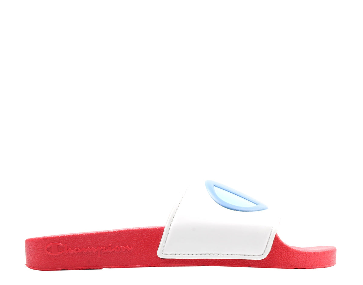 Champion Life IPO Color Block Women's Slides — White/Multi