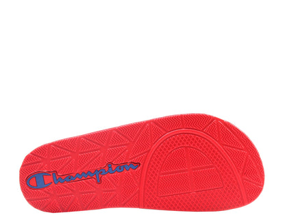 Champion Life IPO Color Block Women's Slides — White/Multi