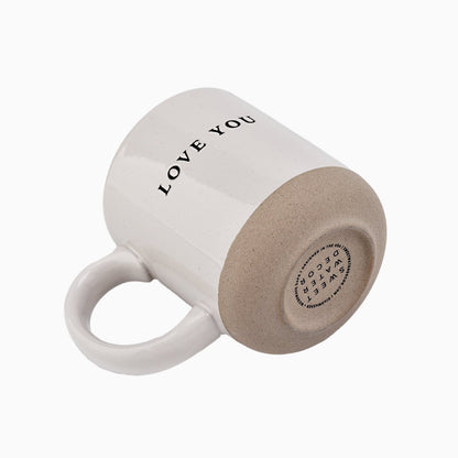 Love You 14 oz Stoneware Coffee Mug