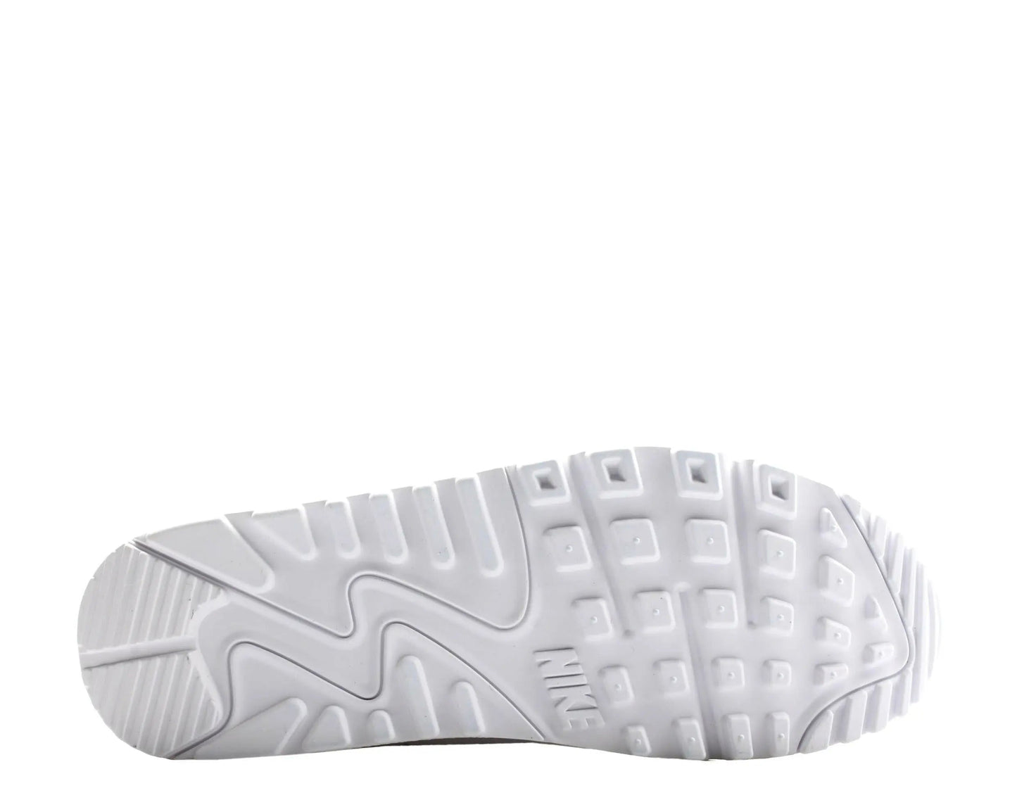 Nike Air Max 90 Men Running Sneakers White/White-White-Wolf Grey
