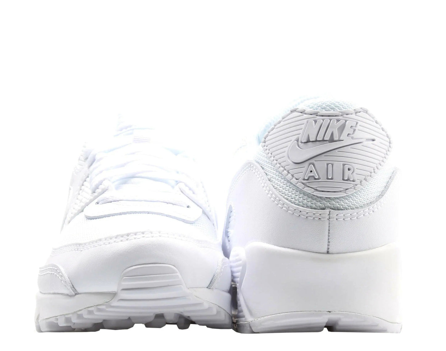 Nike Air Max 90 Men Running Sneakers White/White-White-Wolf Grey