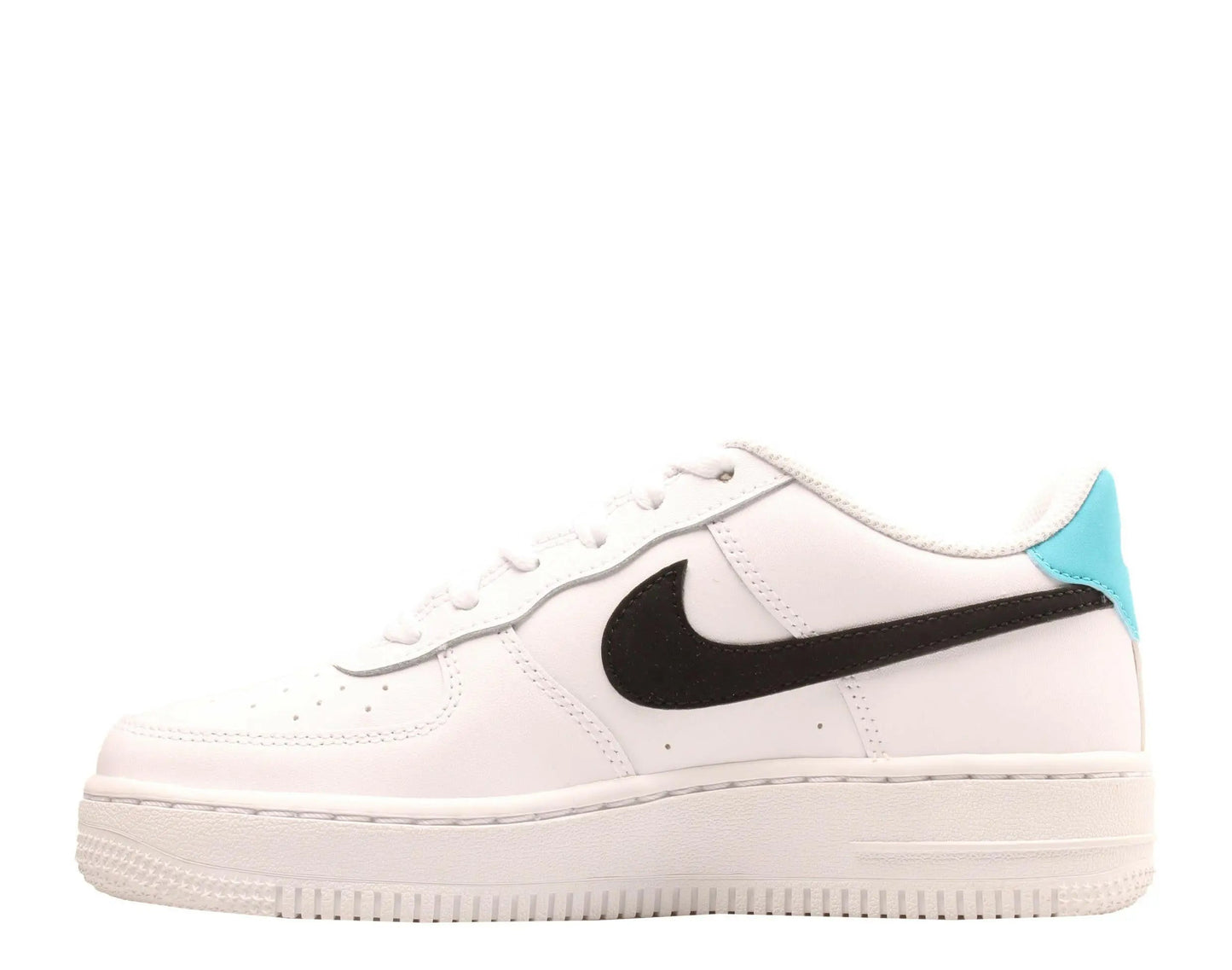 Nike Air Force 1 WW Big Kids Basketball Shoes White/Black-Blue Fury