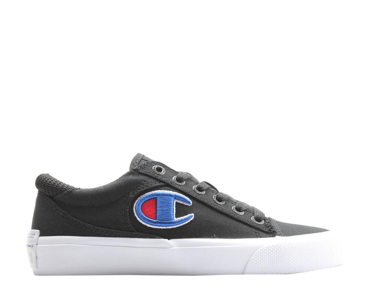 Champion Life Fringe Lo Big Kids' (GS) Sneakers — Black Canvas Low-Top