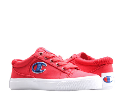Champion Life Fringe Lo Scarlet Little Kids' (PS) Sneakers — Red Canvas Low-Top