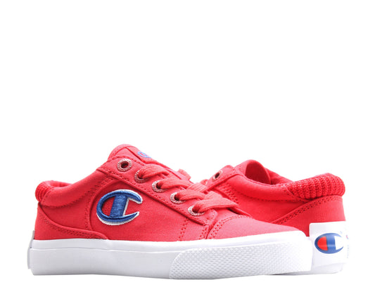 Champion Life Fringe Lo Scarlet Little Kids' (PS) Sneakers — Red Canvas Low-Top