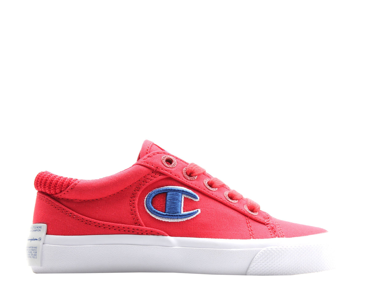 Champion Life Fringe Lo Scarlet Little Kids' (PS) Sneakers — Red Canvas Low-Top