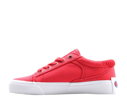 Champion Life Fringe Lo Scarlet Little Kids' (PS) Sneakers — Red Canvas Low-Top