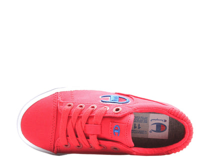 Champion Life Fringe Lo Scarlet Little Kids' (PS) Sneakers — Red Canvas Low-Top