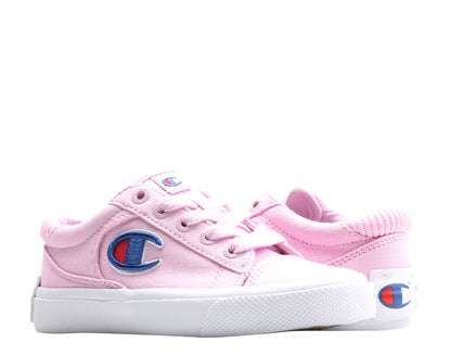 Champion Life Fringe Lo Cake Little Kids' (PS) Sneakers — Ice/Pink Canvas Low-Top