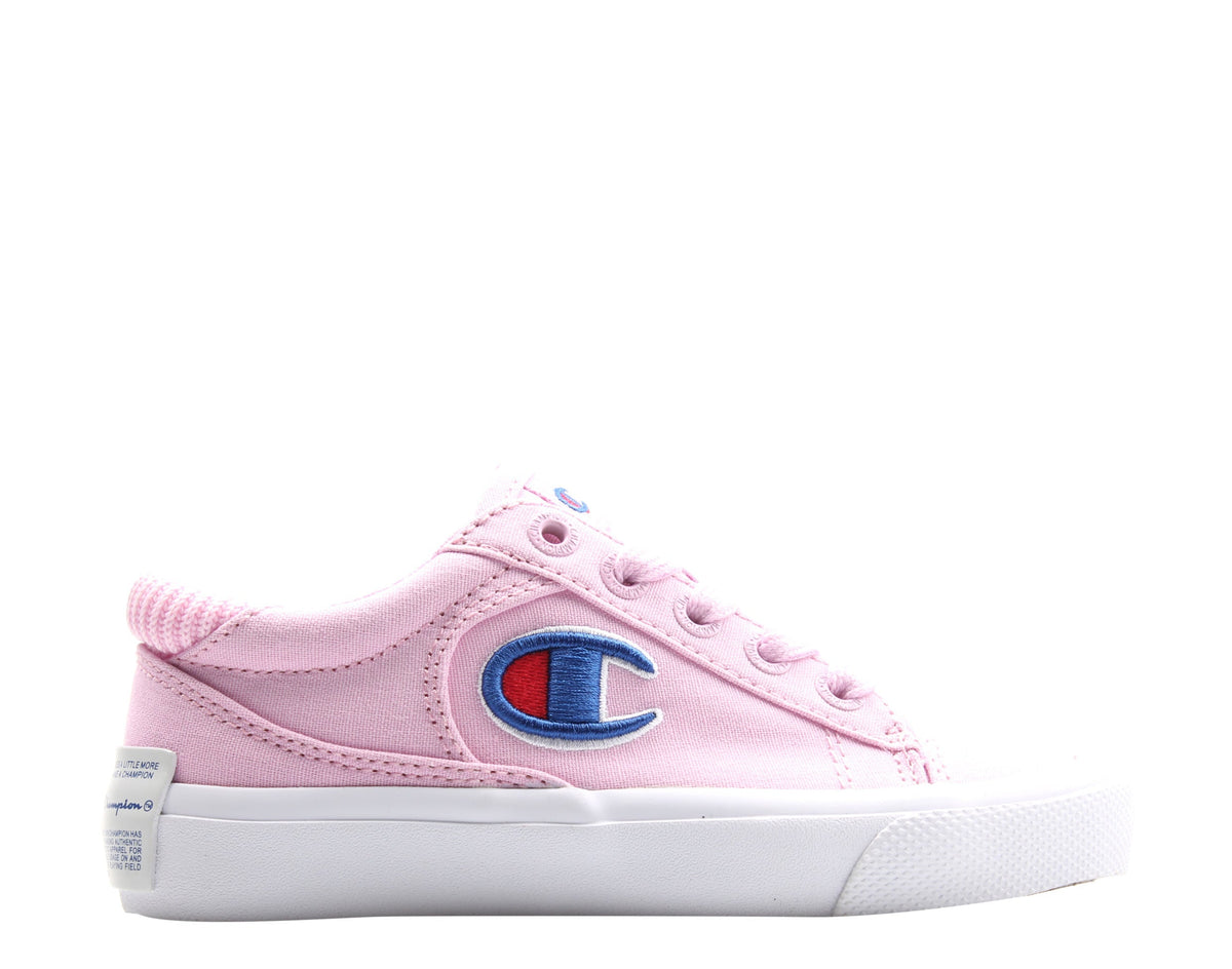 Champion Life Fringe Lo Cake Little Kids' (PS) Sneakers — Ice/Pink Canvas Low-Top