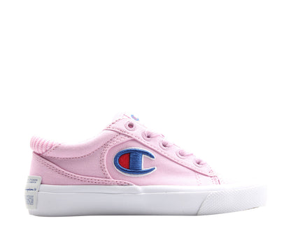 Champion Life Fringe Lo Cake Little Kids' (PS) Sneakers — Ice/Pink Canvas Low-Top
