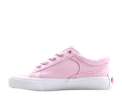 Champion Life Fringe Lo Cake Little Kids' (PS) Sneakers — Ice/Pink Canvas Low-Top