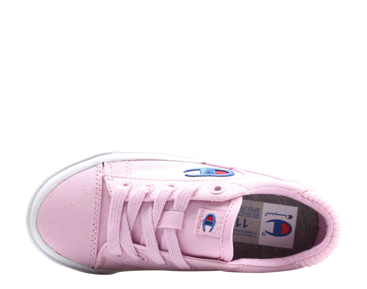 Champion Life Fringe Lo Cake Little Kids' (PS) Sneakers — Ice/Pink Canvas Low-Top