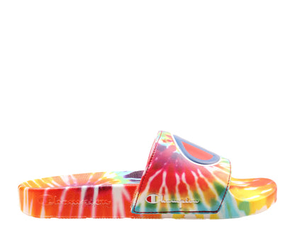 Champion Life IPO Tie Dye Rainbow Big Kids' (GS) Slides — Multi