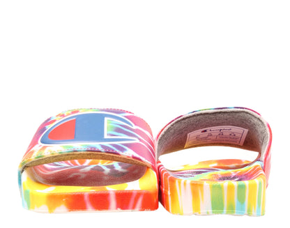Champion Life IPO Tie Dye Rainbow Big Kids' (GS) Slides — Multi