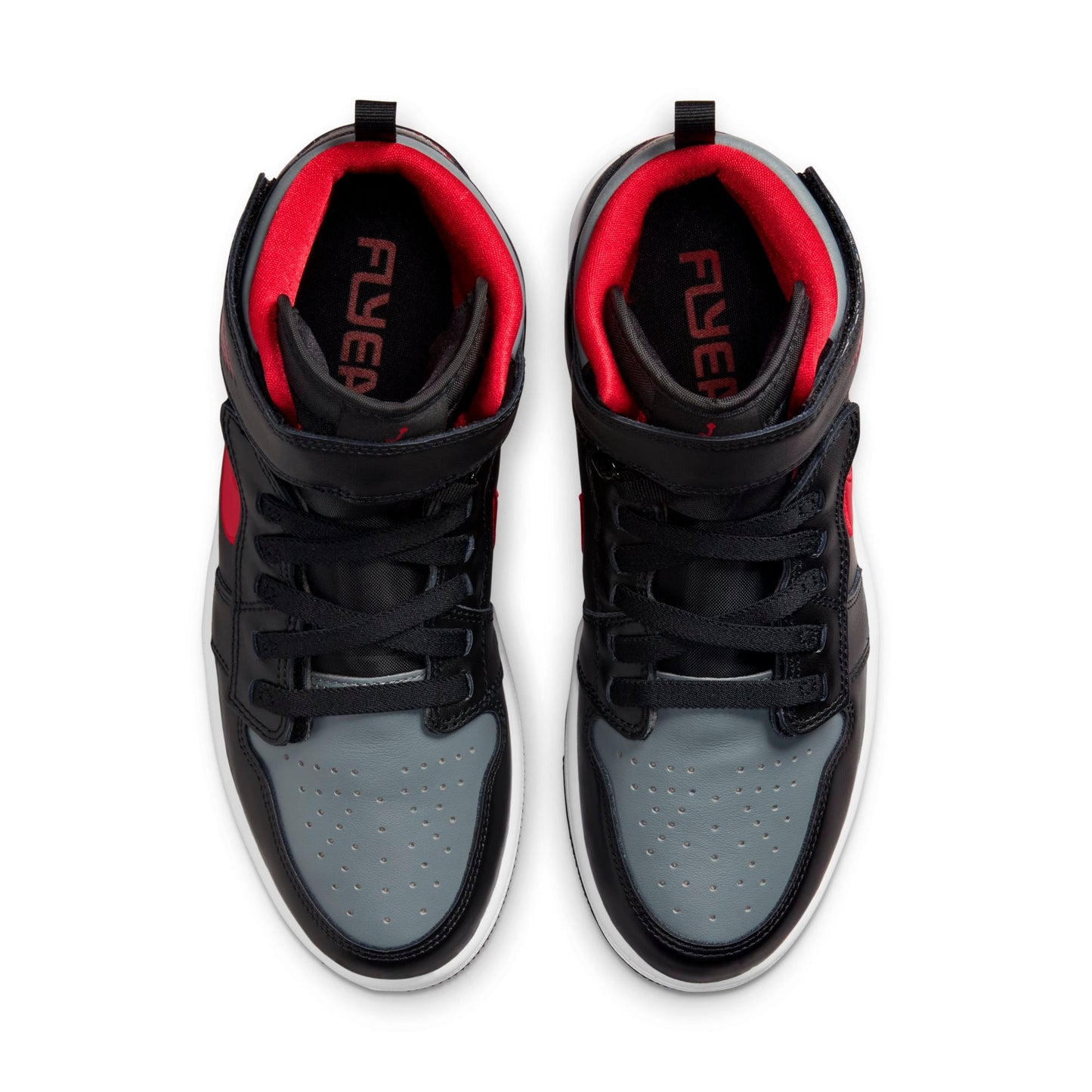 Black/Smoke Grey/White-Gym Red-