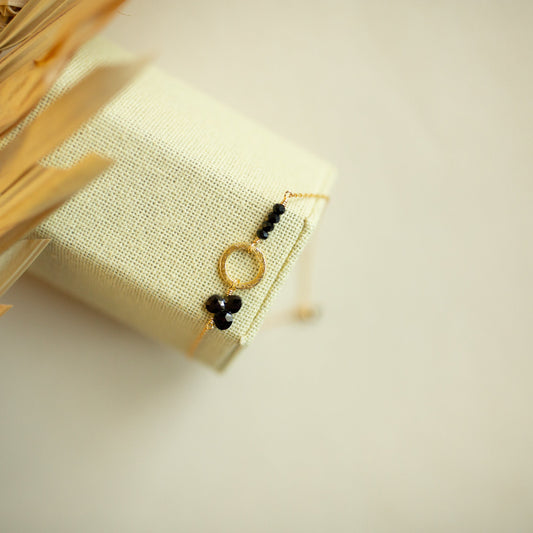 Black Spinel Solara Bracelet