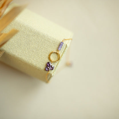 Pink Tourmaline Solara Bracelet