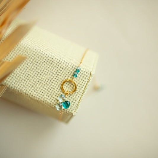 Aquamarine Solara Bracelet