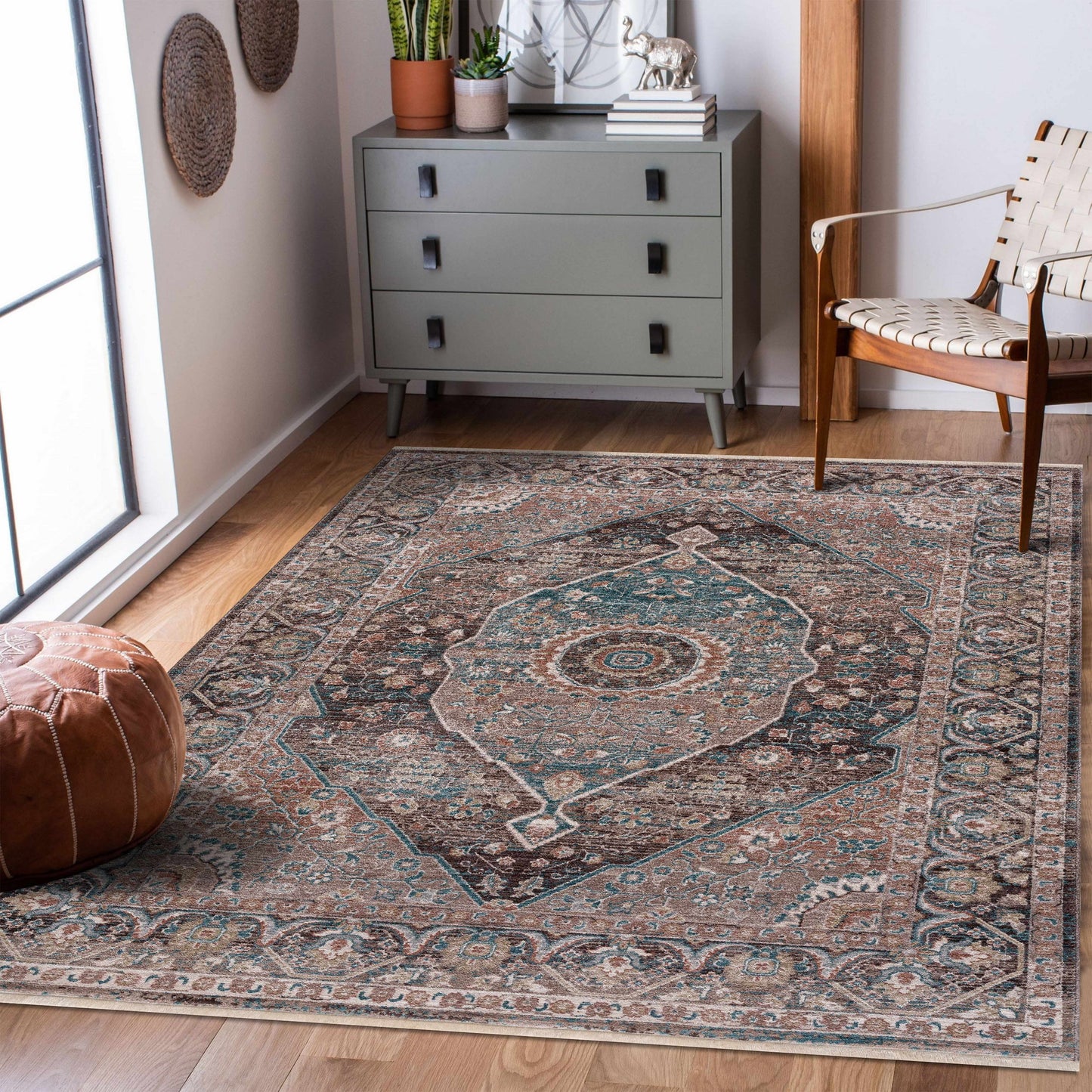 Baychester Brown Area Rug - Clearance