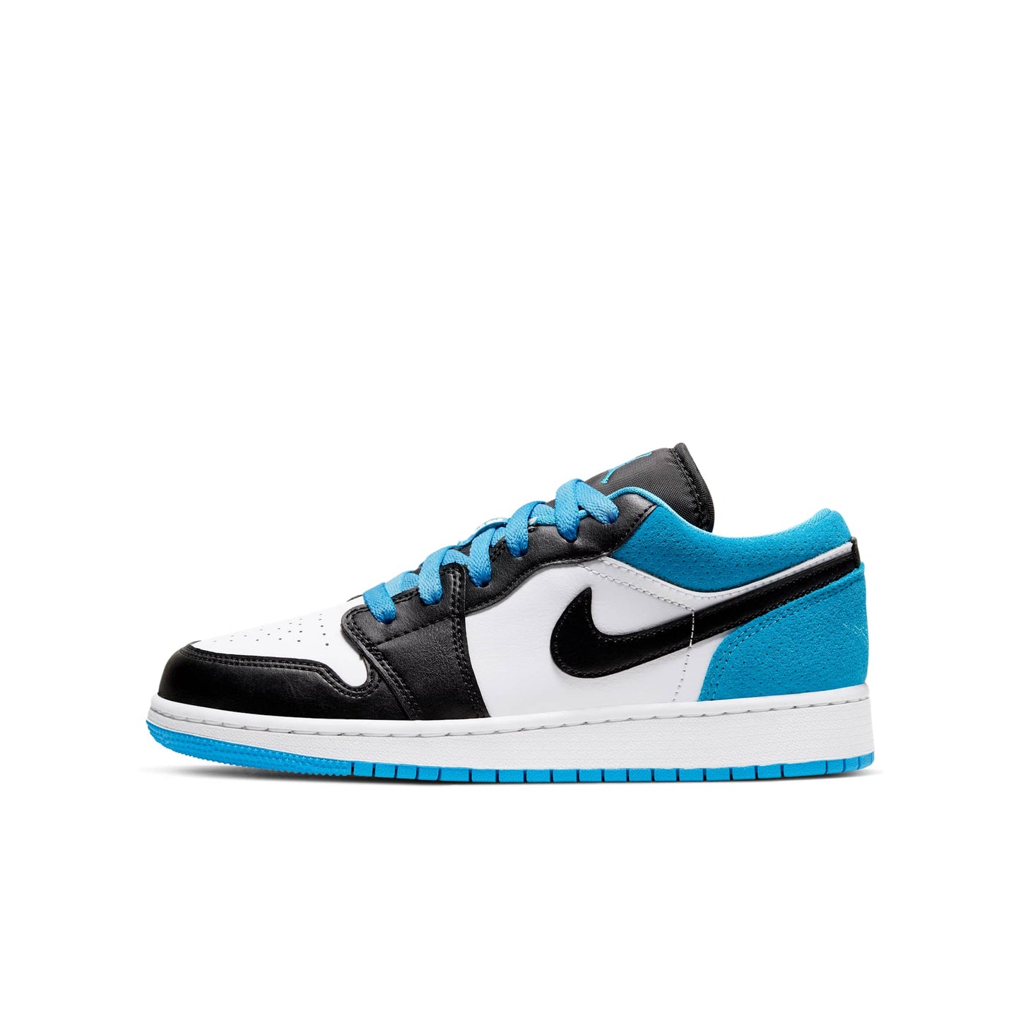 Grade School Air Jordan Retro 1 Low 'Laser Blue' (Gs)