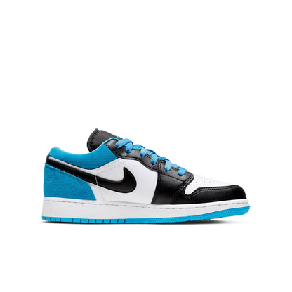 Air Jordan Grade School Retro 1 Low 'Laser Blue' Gs Sneakers