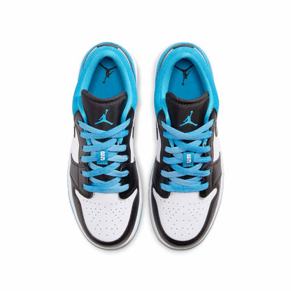 Air Jordan Grade School Retro 1 Low 'Laser Blue' Gs Sneakers
