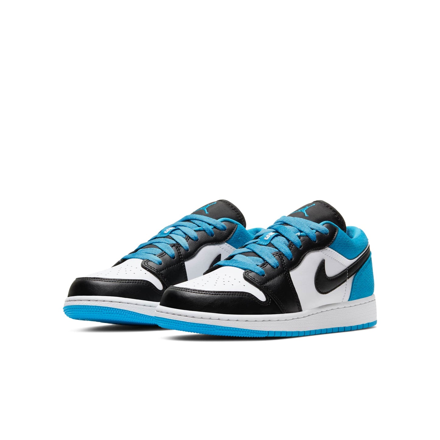 Grade School Air Jordan Retro 1 Low 'Laser Blue' (Gs)