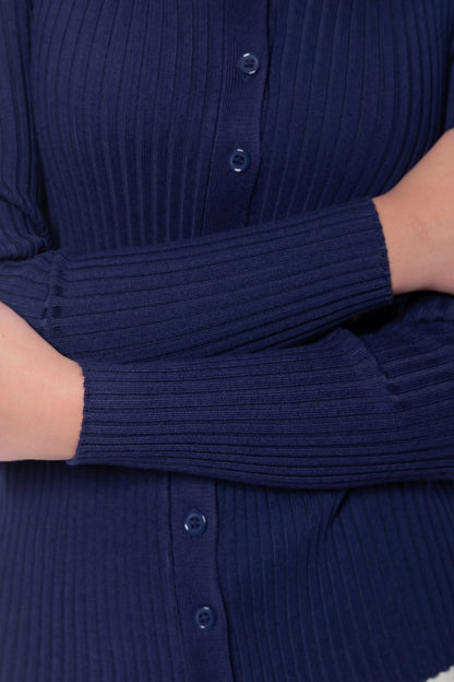 Moss Cardigan (Navy)