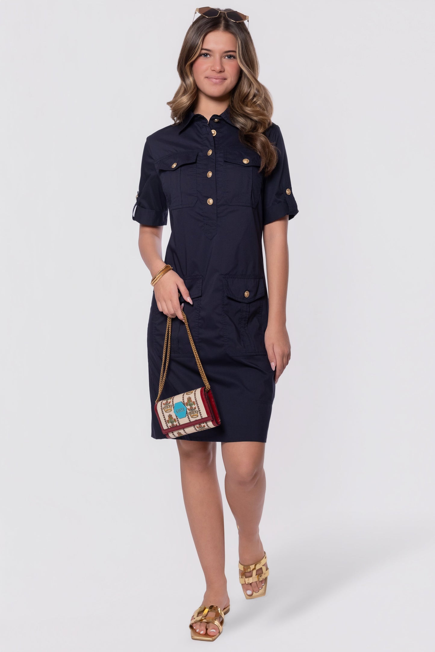 Hayden Dress (Navy)