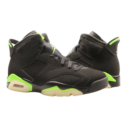 Jordan Air Jordan 6 Retro Men Basketball Sneakers Black/Electric Green