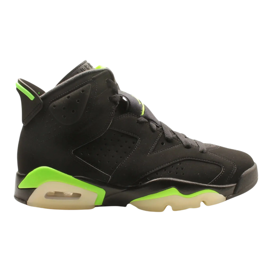 Jordan Air Jordan 6 Retro Men Basketball Sneakers Black/Electric Green