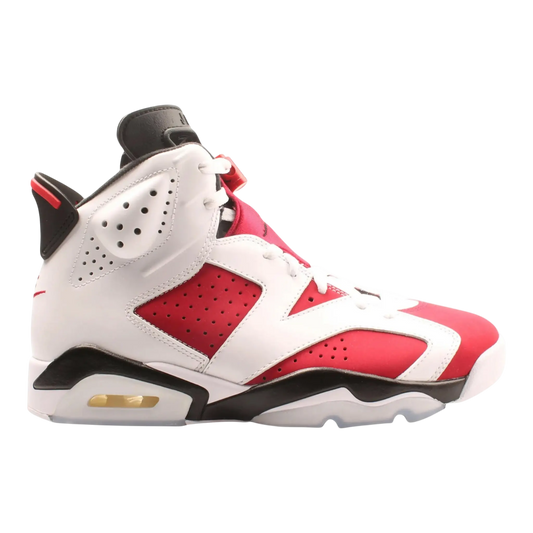 Jordan Air Jordan 6 Retro Men Basketball Shoes White/Black/Carmine