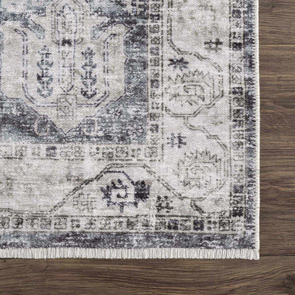 Off White Holi-4602 Washable Area Rug