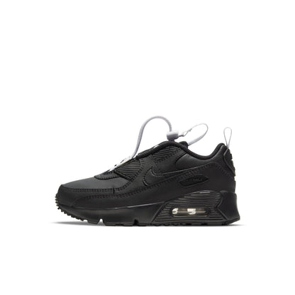 Nike Preschool Air Max 90 Toggle 'Triple Black Ps' Sneakers