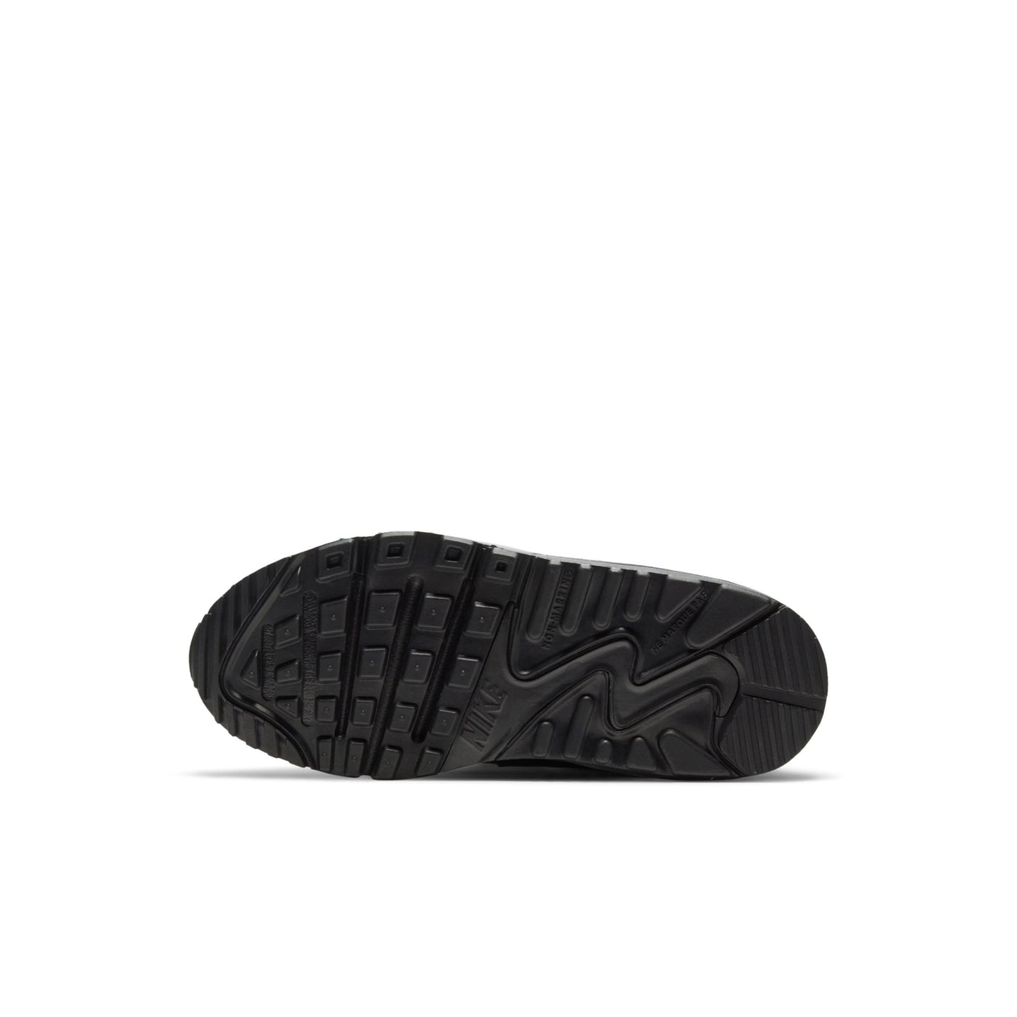 Nike Preschool Air Max 90 Toggle 'Triple Black Ps' Sneakers
