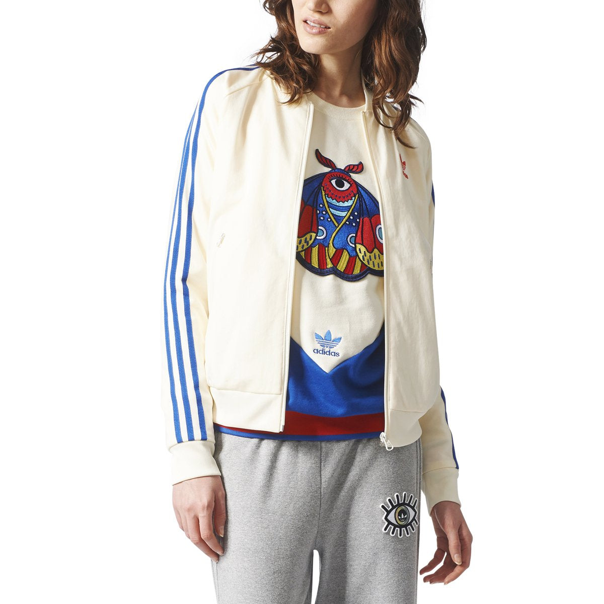adidas Women's Embellished Arts Superstar Track Jacket