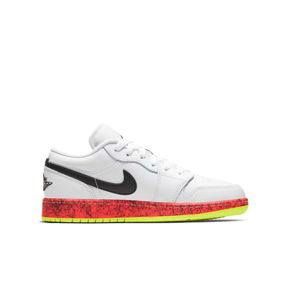 Air Jordan Grade School Retro 1 Low 'Multi-Color Midsoles White' Gs Sneakers