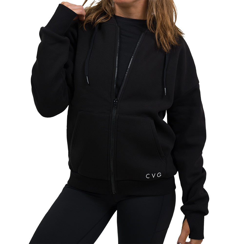 Constantly Varied Gear Fleece Zip Up - Black