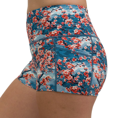 Constantly Varied Gear Shorts - Cherry Blossoms