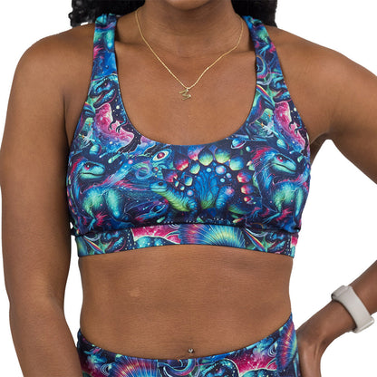 Constantly Varied Gear Butterfly Back Bra - Dinoverse